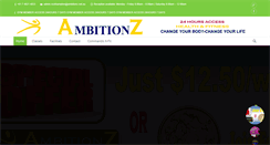 Desktop Screenshot of ambitionz.net.au