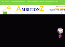 Tablet Screenshot of ambitionz.net.au